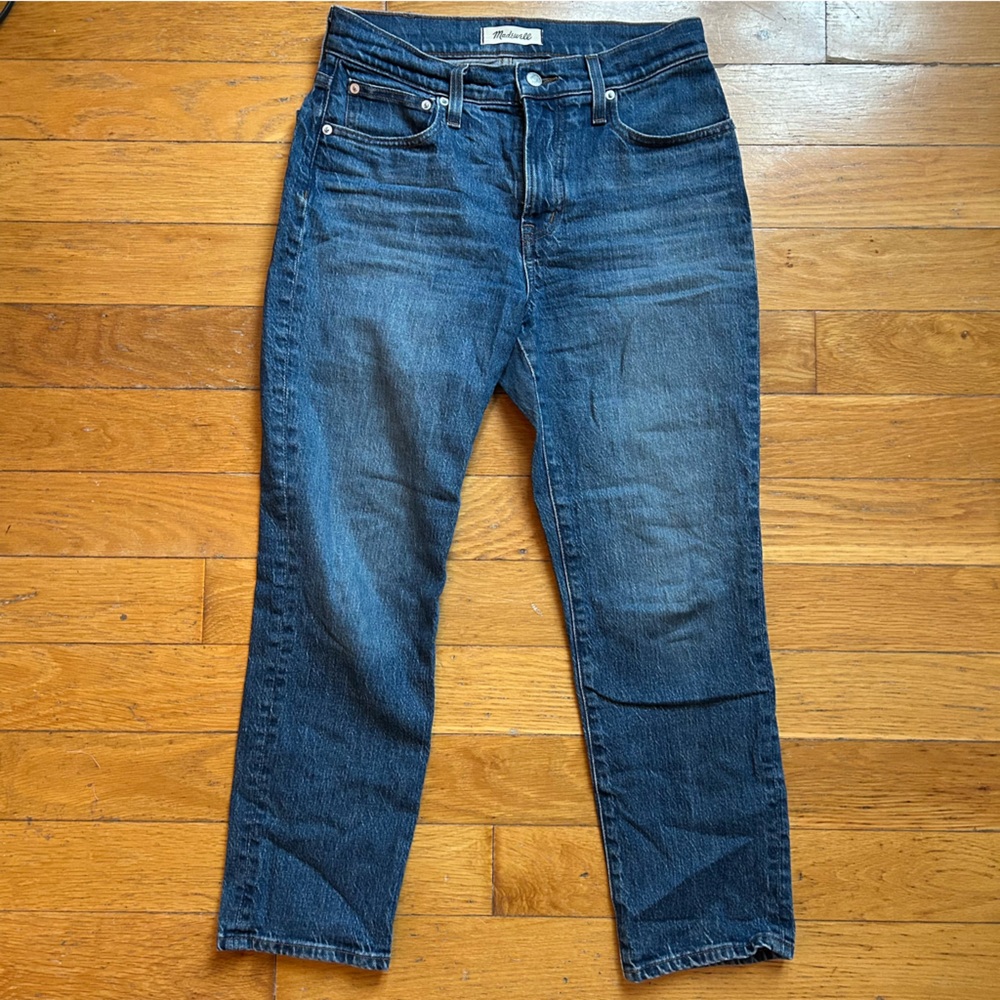Madewell Dark Blue Petite 27 The Perfect Vintage Jeans P27 Straight Leg